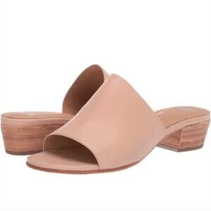 NEW Fortress of Inca Rachel Leather Slides Sandals Blush 38